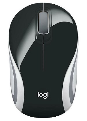 Logitech M187 Wireless Ultra Portable Mouse - Black