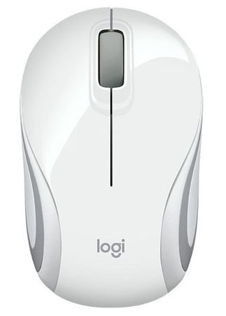 Logitech M187 Wireless Ultra Portable Mouse - White