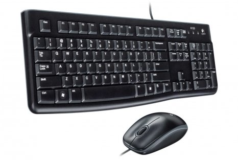 Logitech MK120 USB Wired Keyboard & Mouse Combo