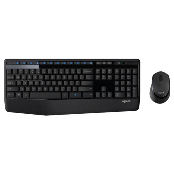 Logitech MK345 Comfort USB Wireless Keyboard & Mouse Combo - Black