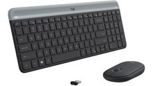 view Logitech MK470 Wireless Slim Keyboard & Mouse - Graphite