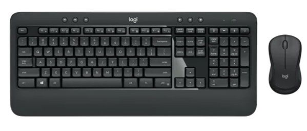 Logitech MK540 Advanced Wireless Keyboard and Mouse - Black