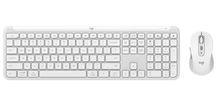 view Logitech MK950 Signature Slim USB Bluetooth Wireless Keyboard & Mouse - White