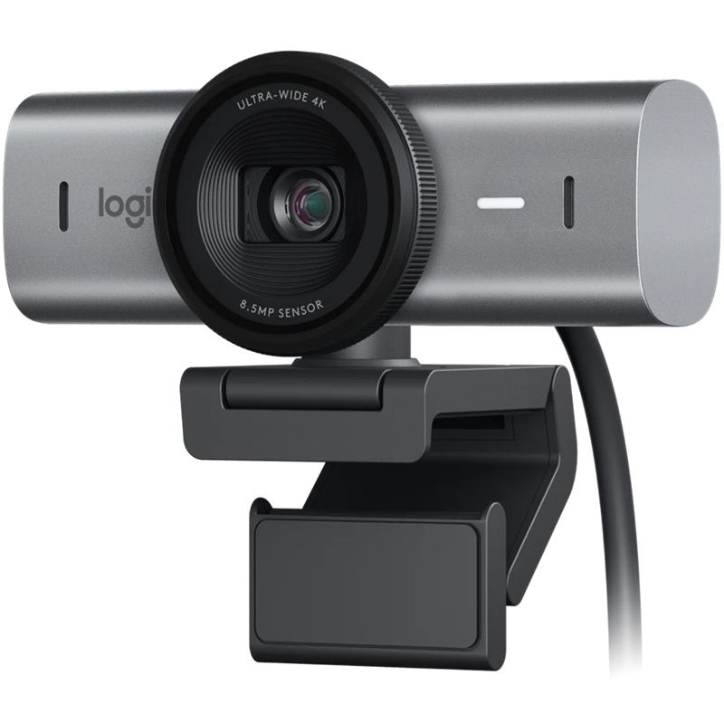 Logitech MX Brio 4K Webcam with Microphone for Business - Graphite