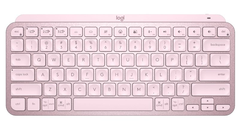 Logitech MX Keys Mini Illuminated  Wireless Keyboard - Rose