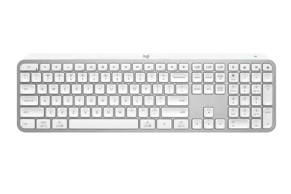 Logitech MX Keys S Ergonomic Wireless Keyboard - Pale Grey
