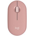 Logitech Pebble 2 M350S Ambidextrous Wireless Optical Mouse - Rose