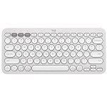 Logitech Pebble Keys 2 K380S Wireless Keyboard - White