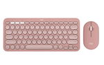 Logitech Pebble 2 Wireless Keyboard and Mouse Combo - Tonal Rose