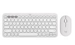 Logitech Pebble 2 Wireless Keyboard and Mouse Combo - Tonal White