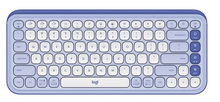 view Logitech POP Icon Keys Wireless Keyboard with Customizable Keys - Lilac