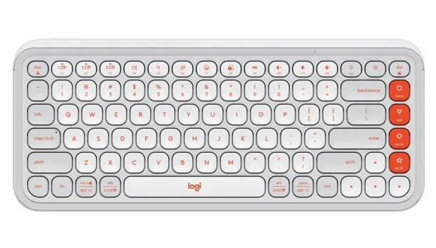 Logitech POP Icon Keys Wireless Keyboard with Customizable Keys - Off White