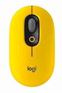 Logitech POP Mouse with Emoji Button - Blast Yellow
