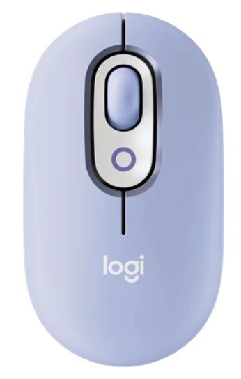 Logitech POP Wireless Mouse with Customizable Emoji - Lilac