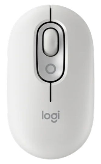 Logitech POP Wireless Mouse with Customizable Emoji - Off-White
