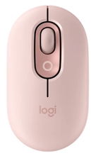 view Logitech POP Wireless Mouse with Customizable Emoji - Rose