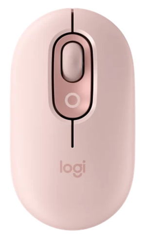 Logitech POP Wireless Mouse with Customizable Emoji - Rose