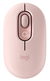 Logitech POP Wireless Mouse with Customizable Emoji - Rose