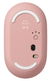 Logitech POP Wireless Mouse with Customizable Emoji - Rose