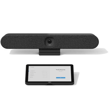 Logitech Rally Bar Huddle Video Conferencing + Tap IP Bundle - Graphite