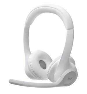 Logitech Zone 300 Bluetooth Overhead Wireless Stereo Headset with Dual Noise Cancelling - Off-White