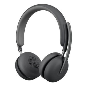 Logitech Zone Wireless 2 Bluetooth Overhead Stereo Headset Microsoft Teams Version with Receiver and Noise Cancelling Microphone - Graphite