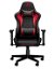 Mad Catz GYRA C1 Leather Gaming Chair with 2D Armrests - Black/Red