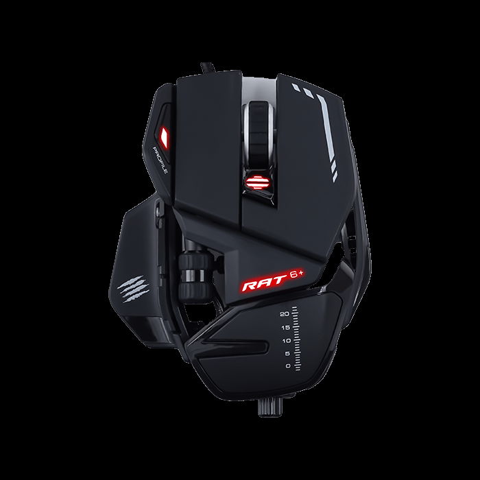 Mad Catz R.A.T. 6+ Optical Gaming Mouse - Black