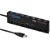 Mbeat 7 Port USB 3.0 and USB 2.0 Hub with Switches and Power Adapter - Black