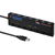 Mbeat 7 Port USB 3.0 and USB 2.0 Hub with Switches and Power Adapter - Black