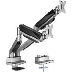 Mbeat Activiva Dual Monitor Desk Mount Bracket for 17-35 Inch Curved Flat Panel TVs or Monitors - Up to 15kg