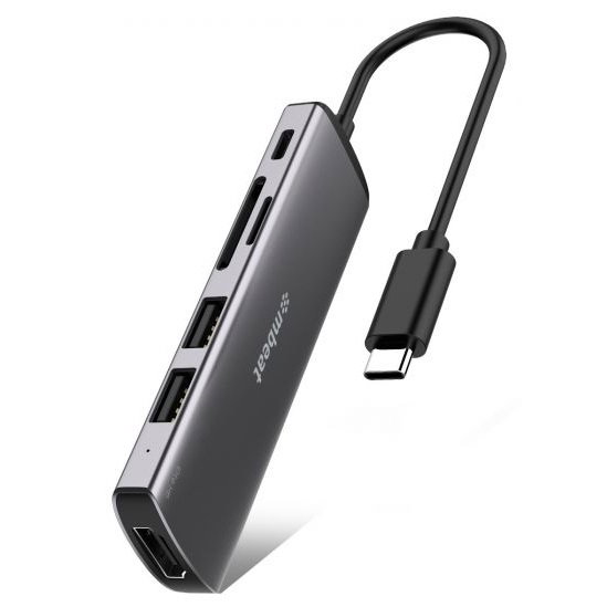 Mbeat Elite X6 6-in-1 Multiport USB-C Hub - Space Grey