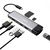 Mbeat Elite X7 7-in-1 USB-C Multiport Hub - Space Grey