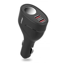 view Mbeat Gorilla Power 21W QC3.0 Dual Port Car Charger with Cigar Lighter Socket