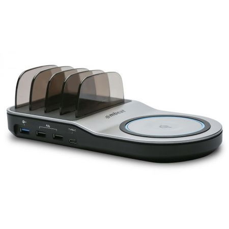 Mbeat Gorilla Power 50W Multi-Device USB and Qi Wireless Charging Dock