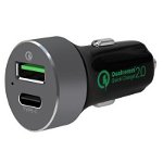 Mbeat Gorilla Power USB-C and Quick Charge 2.0 Car Charger