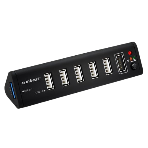 Mbeat HUB-716 USB 3.0 & USB 2.0 7-Port Hub with 2.1A Smart Charging