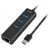 Mbeat MB-U3HE-31K USB 3.0 3-Port Hub with Gigabit Ethernet - Black