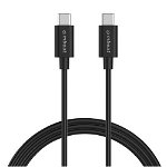 Mbeat Prime 1m USB-C to USB-C Charge & Sync Cable - Black