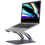 Mbeat Stage S6 Adjustable Elevated Laptop Stand - Space Grey