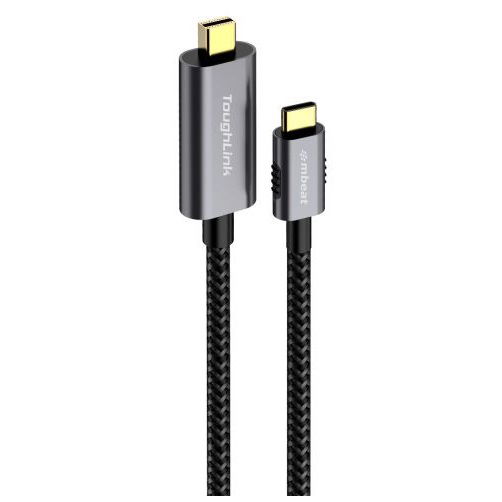 Mbeat ToughLink 1.8m Braided USB-C to Mini DisplayPort Cable