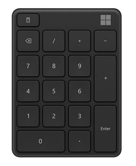 Microsoft Wireless Number Pad - Matte Black