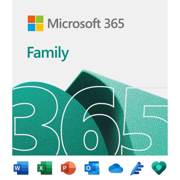 Microsoft 365 Family 1 Year Download 6GQ-00093 | Elive NZ
