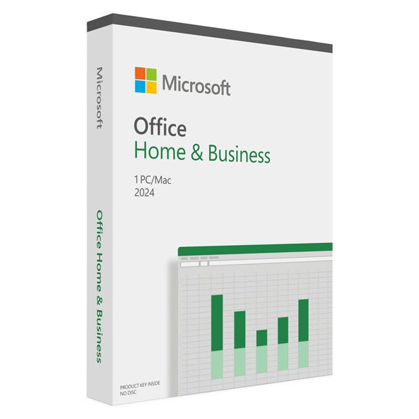 Microsoft Office Home And Business 2024 For 1 PC or Mac - Retail Pack (No Media)