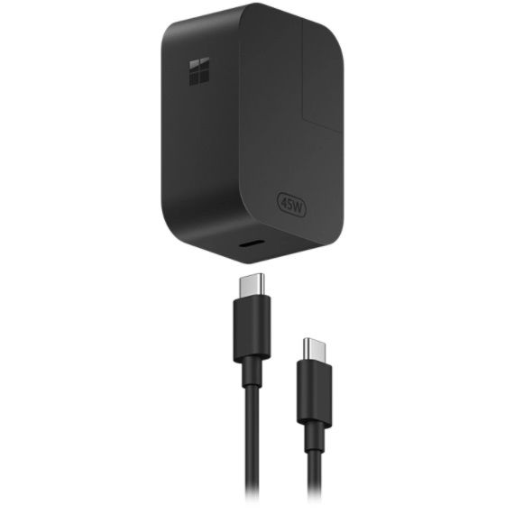 Microsoft Surface 45W USB-C Power Supply - Black