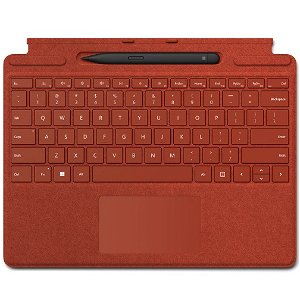 Microsoft Surface Pro Signature Keyboard Cover with Slim Pen 2 - Poppy Red