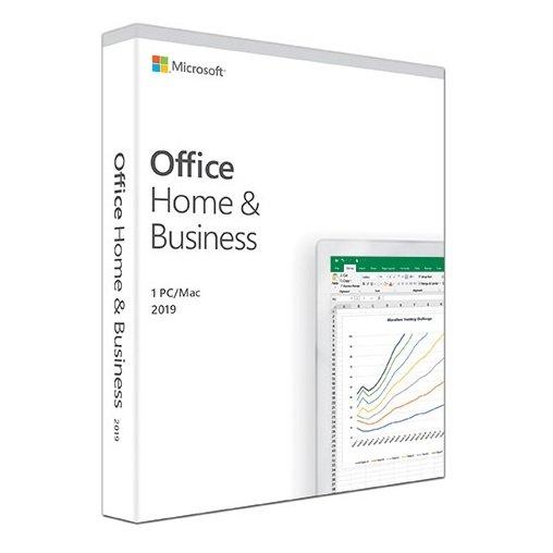 Microsoft Office 2019 Home & Business for PC & Mac - Retail Pack (No Media)