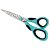 Milan 8 Inch Office Scissors - Turquoise/Dots