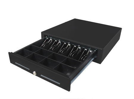 Maken MK-460 Cash Drawer Stainless Steel Front 24v (5 Bills, 8 Coins)