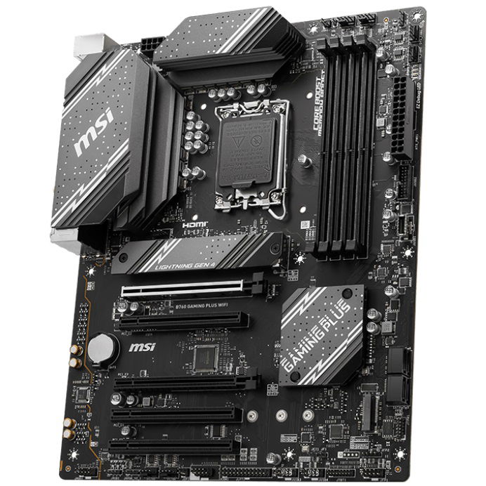 MSI MAG B760 AMD LGA1700 ATX Gaming Plus Wi-Fi Motherboard